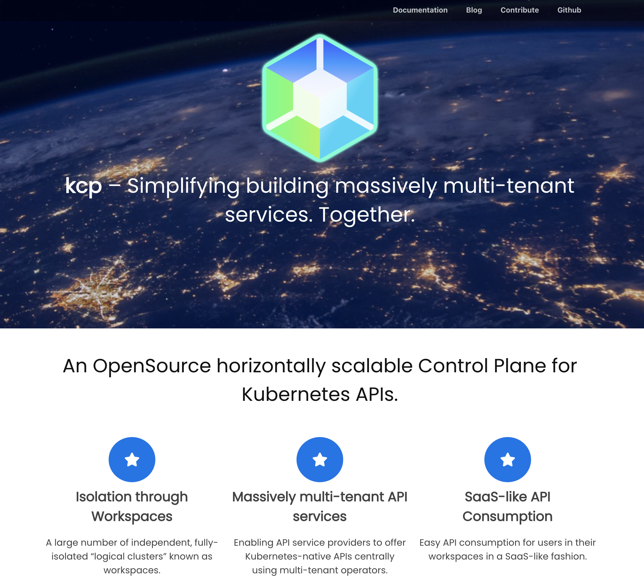 kcp – Simplifying building massively multi-tenant services. Together.